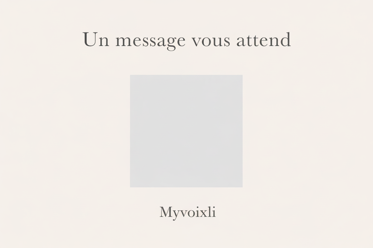 Cadeau émotionnel Message vocal ou vidéo-QR code